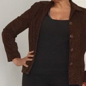 CLICHY animal print jacket